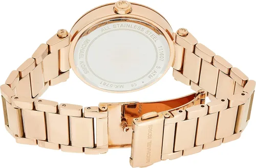 Vista 2 de Michael Kors Parker MK5781 - Reloj de acero inoxidable para mujer color o tono oro rosa