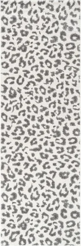 Vista 8 de NuLOOM - Tapete para pasillo con estampado de leopardo, 85 cm x 2.43 metros (2 pies 8 pulgadas x 8 pies).