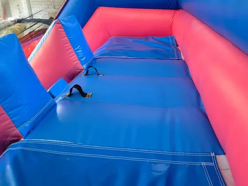 Vista 6 de Tobogán acuático de grado comercial de 21 pies de largo para niños y adultos, (doble tobogán) (PVC completo resistente)
