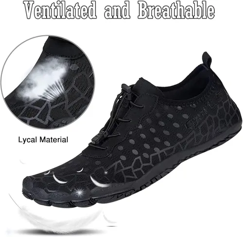 Vista 2 de Water-Shoes-Mens-Womens Quick-Dry Barefoot-Swim Diving Shoes-Aqua-Socks for Sports Climbing Beach Surf