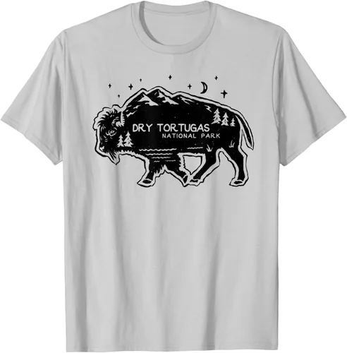 Vista 21 de Camiseta Dry Tortugas National Park Buffalo FL Cutout Florida, Blanco, S