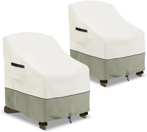 Vista 20 de Cubierta para Mesa de Café al Aire Libre, Cubierta de Mesa Lateral Pequeña de Patio Impermeable Rectangular, 36 x 24 x 16 pulgadas, 91 x 61 x 41 cm