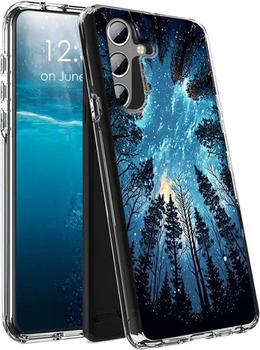 Vista 33 de Funda para Samsung Galaxy S23 Ultra Galaxy S23 Ultra Clear Case Dual Layer Transparente Soft TPU Hard PC Funda a prueba de golpes