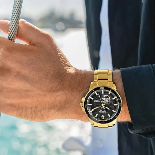 Vista 4 de Bulova Reloj Automático 97A174, Oro