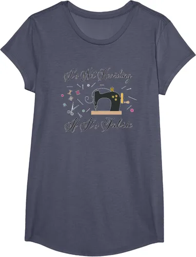Vista 20 de It's Not Hoarding If Its - Camiseta de costura para acolchado, Blanco, S
