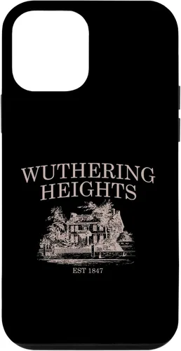 Vista 12 de iPhone 14 Cumbres borrascosas, Catherine Earnshaw y Heathcliff, funda Bronte