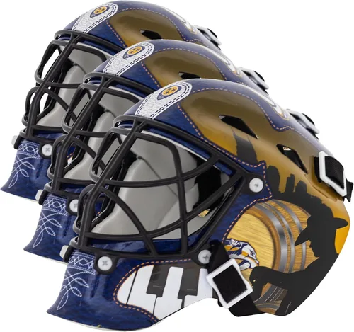 Vista 35 de Franklin Sports mini máscara para portero con logo de la NHL