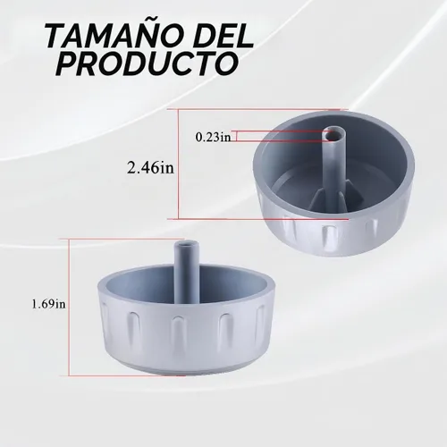 Vista 3 de WE01X23599 WH11X20875 - Pomo para lavadora, 1 perilla de repuesto