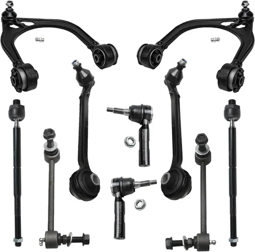 Vista 168 de Detroit Axle - Kit de suspensión frontal de 10 piezas para Dodge Avenger 2008-2014, Chrysler Sebring 2007-2010, 2 brazos de control inferiores, 2