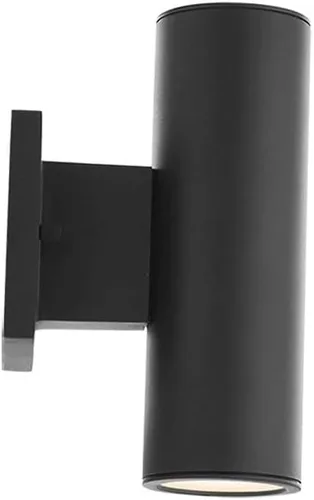 Vista 4 de WAC Lighting, Cilindro LED doble arriba y abajo de la luz de pared interior o exterior 3000K en blanco