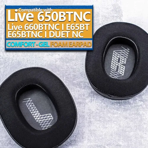 Vista 6 de Live 650 BTNC E65BTNC - Almohadillas de repuesto compatibles con JBL E65 E65BTNC/ Duet NC/Live 650BTNC/Live 660 BTNC Headphones I de repuesto