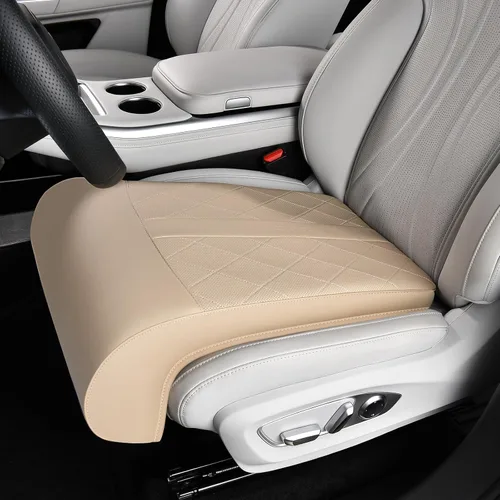 Vista 16 de Coverado Cojín de soporte extensor de patas de asiento de automóvil, cojín para asiento del conductor, soporte universal para patas de asiento