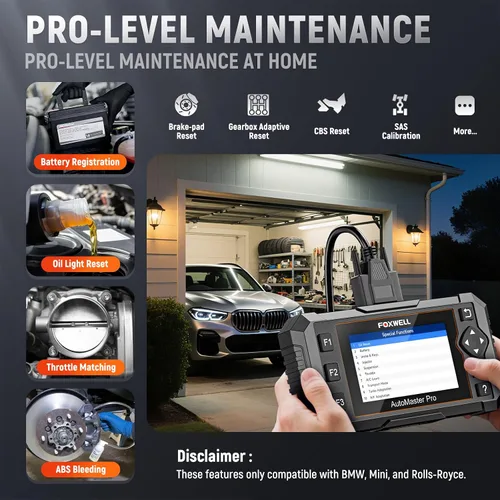 Vista 12 de FOXWELL NT510 Pro apto para BMW, herramienta de escaneo 2 en 1 y probador