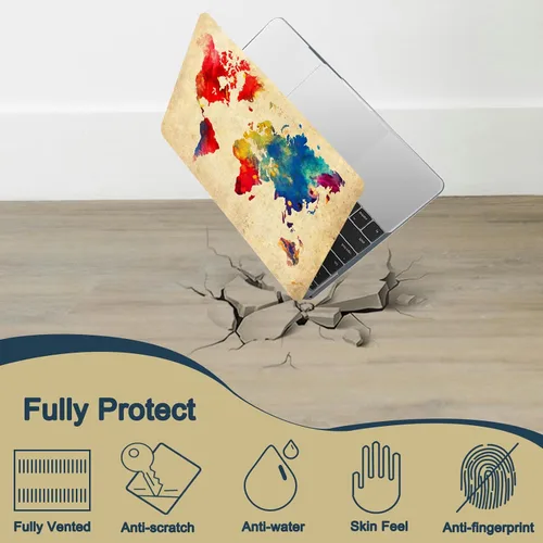 Vista 67 de Funda compatible con MacBook Air de 11 pulgadas 2015-2010 A1465 A1370, diseño impreso de plástico para laptop, carcasa protectora Air de 11.6
