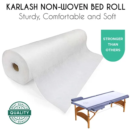 Vista 2 de PandaSpa - Rollo de sábanas desechables no tejidas de 1.06 oz/m² con agujero precortado para masaje, mesa de masaje (1)