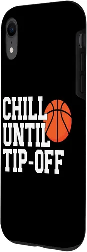 Vista 2 de Basketball Game Day, Chill Until Tip Off, Mom, Dad, Fan Case for iPhone XR