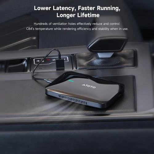 Vista 7 de Adaptador inalámbrico CarPlay Android Auto - Caja de video mágica inteligente con sistema multimedia Android integrado, disfruta de aplicaciones