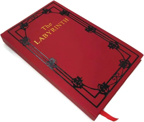Vista 2 de Costumebase El Laberinto Libro Rojo de Sarah Replica Completa de Novela de Película Utilería 1 Set 1 Pieza 1 Artículo PVC Libre 228 Páginas 7+