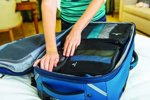 Vista 7 de Eagle Creek Pack-It - Cubos de embalaje originales, bolsas organizadoras duraderas para equipaje con cremalleras dobles resistentes y asa superior