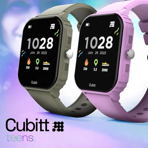 Vista 7 de Cubitt Teens - Reloj inteligente con rastreador fitness para adolescentes, con monitor de frecuencia cardíaca, presión arterial, oxígeno en sangre