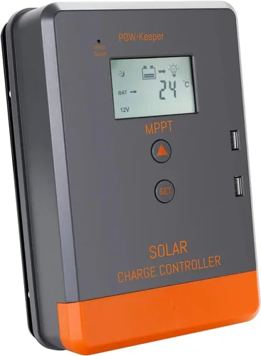 Vista 7 de Controlador de carga solar MPPT de 60 AMP, compatible con 12V 24V 36V 48V automático, entrada máxima 160V 2800W, 150V con pantalla LCD, funciona