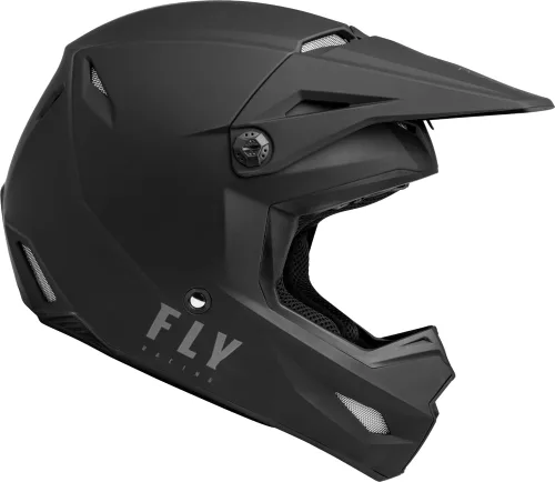 Vista 4 de Fly Racing Kinetic Solid MX Motorcycle Helmet – DOT Approved, Lightweight Dual-Density EPS, TFV Ventilation