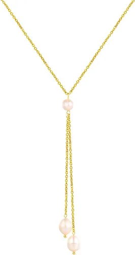 Vista 8 de Collares de perlas de oro de 14 quilates para mujer, exquisitos collares de perlas cultivadas a mano, collares de perlas simples para regalos