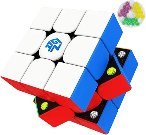 Vista 11 de GAN 356 Maglev Cubo 3x3 - Rompecabezas magnético sin adhesivo de velocidad (versión de superficie esmerilada)