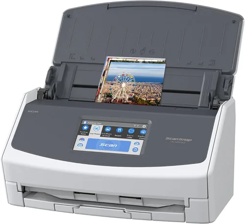 Vista 8 de ScanSnap iX1600 Escáner de Documentos, Fotos y Recibos Inalámbrico o USB de Alta Velocidad con Habilitación para la Nube, Pantalla Táctil Grande