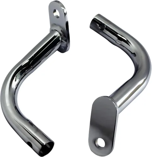 Vista 2 de Bolsas de sillín Bolsa de guardabarros Guard Eliminator Compatible con Harley Davidson Touring Electra Glide FLHT 1997-2008 (Cromo)