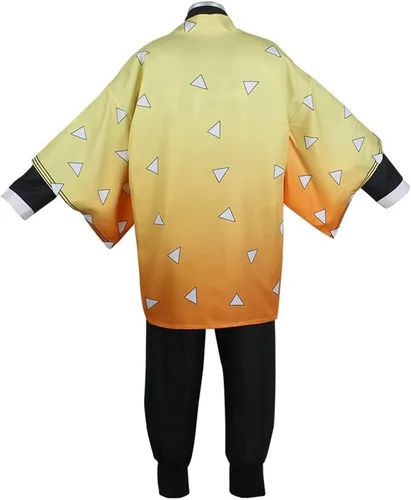 Vista 3 de HOKEPLI Anime Cosplay Costume Kimono Set Halloween Kimono Outfit Unisex