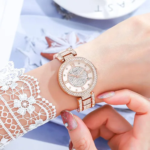 Vista 2 de SKMEI Reloj para mujer reloj de cuarzo analógico resistente al agua
