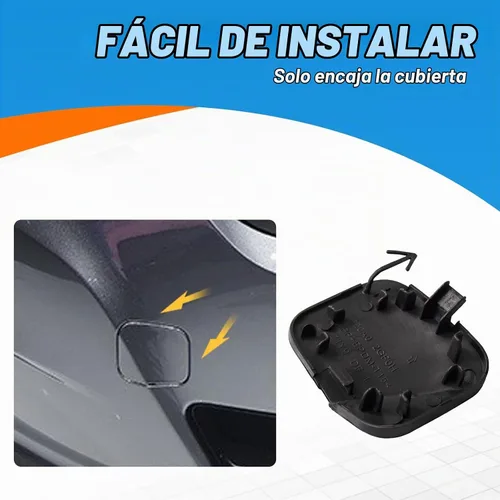 Vista 7 de Cobertura de gancho de remolque para parachoques delantero, tapa para ojo de remolque, ajuste para Nissan Altima 2016 2017 2018 622A09HS0A