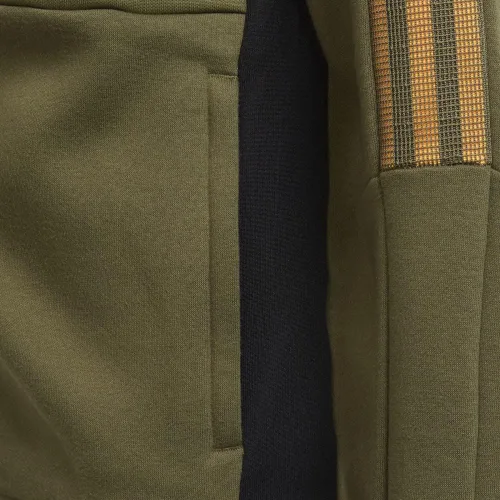 Vista 5 de adidas Chaqueta deportiva Tiro para niño para invierno (niños pequeñosniños grandes) Focus Olive MD (10-12 niños grandes), Verde -Oliva