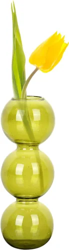 Vista 16 de Jarrón hidropónico de burbujas de vidrio transparente, jarrón de burbujas de estilo lindo de 7 pulgadas, jarrón floral único creativo para centros