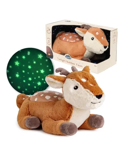 Vista 9 de Cloud B Twilight Buddies Dragón de peluche Luz nocturna Proyector de estrellas y constelaciones en 3 colores Apagado automático desde