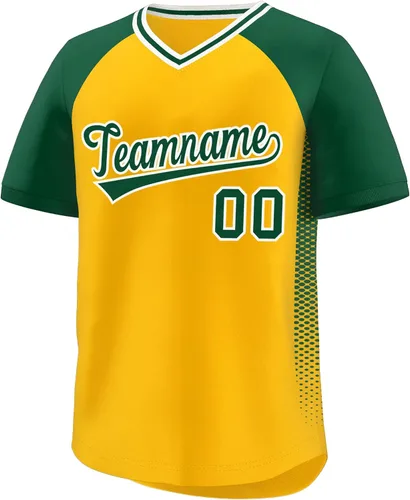Vista 42 de Camiseta de béisbol personalizada con cuello en V para hombres, mujeres y jóvenes, camisetas de béisbol personalizadas con costuras o estampadas