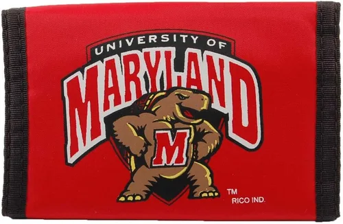 Vista 17 de Rico Industries Cartera de nailon de tres pliegues de la NCAA