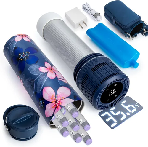 Vista 8 de YOUSHARES Estuche de Viaje Refrigerador de Insulina - Organizador Aislado de Medicamentos para Diabéticos Bolsa de Enfriamiento Portátil para Pluma