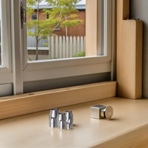 Vista 6 de Housoutil 7 Uds. Accesorios para exteriores, herramientas para madera, cónica, mango de hacha, mango de hacha de madera, cuñas de refuerzo