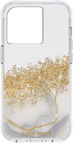 Vista 7 de Case-Mate Funda para iPhone 14 Pro - Gemas florales - Con protección contra caídas de 10 pies y carga inalámbrica - Funda de lujo con diamantes