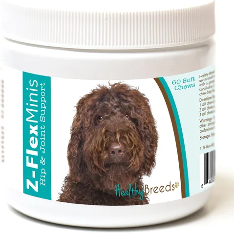 Vista 104 de Healthy Breeds Affenpinscher Z-Flex Minis - Masticables suaves para cadera y articulaciones, 60