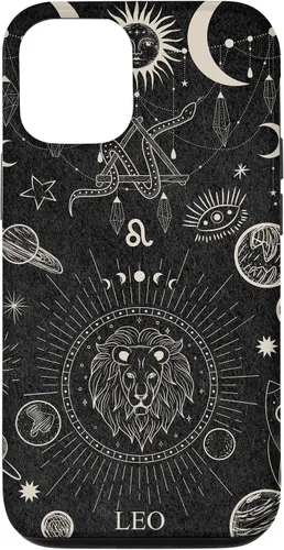 Vista 28 de Galaxy Zodiac Sign Astrological Celestial Aesthetic Leo Case for iPhone 17