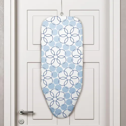 Vista 6 de Household Essentials - Tabla de planchar de acero con soporte de hierro Azul