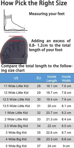 Vista 7 de WHITIN Zapatos descalzos anchos para niños pequeños y grandes Zapatillas minimalistas para niños y niñas Splay naturalmente Ligero