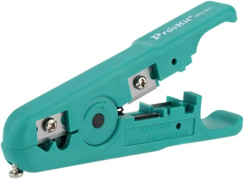 Vista 6 de ProsKit 6PK-501 portátil multifuncional precisión UTP/STP cable pelacables herramienta de alta calidad alicates de corte