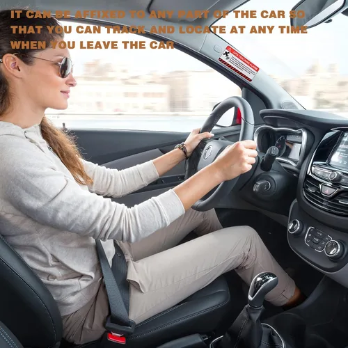 Vista 5 de Zoyiancy - 10 calcomanías de seguimiento GPS, autoadhesivas antirrobo para coche 2 x 4 pulgadas, material para mascotas, impermeable, resistente a