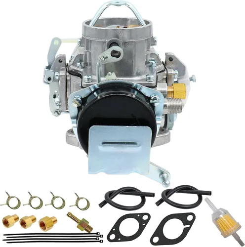 Vista 5 de Carburador de 1 barril Autolite 1100 recto 6 cilindros 170 200cu 2.8L 3.3L Motores para Ford 1963-1969 Mustang Falcon Ranchero Club Wagon Mercury