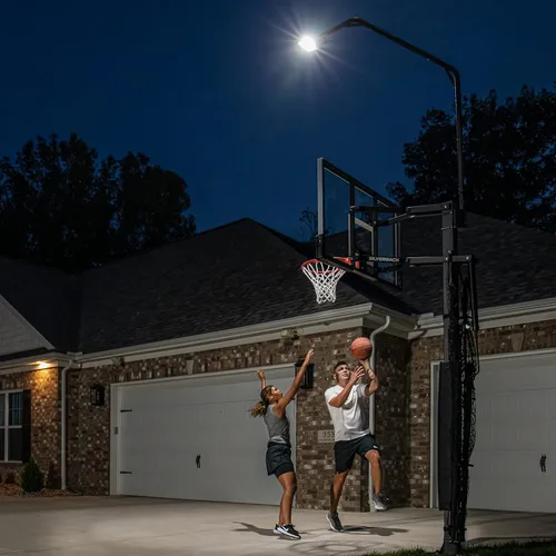 Vista 11 de Silverback La luz LED de aro de baloncesto ilumina el tablero