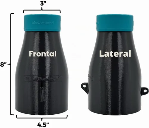 Vista 5 de STUBBY - Boquilla de secado de coche para sopladores de hojas Makita LXT de 18 V (XBU03Z y DUB184Z)
